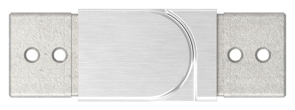 Verbinder flexibel für Quadratnutrohr 40x40mm, V4A