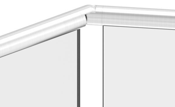 Verbinder flexibel für Nutrohr 42,4mm, seitwärts 90-180°V4A