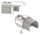 Verbinder flexibel für Nutrohr 42,4mm, seitwärts 90-180°V4A