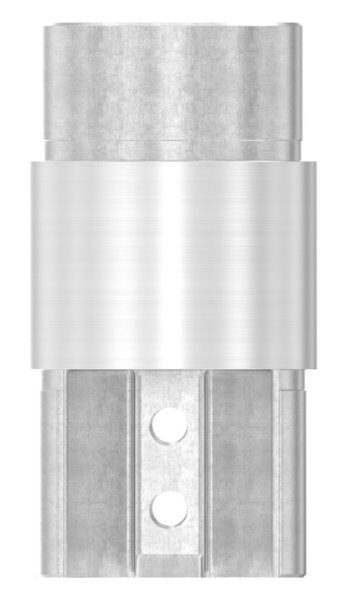 Verbinder für Nutrohr 42,4x1,5mm auf normales Rohr 42,4x2,0mm, V4A