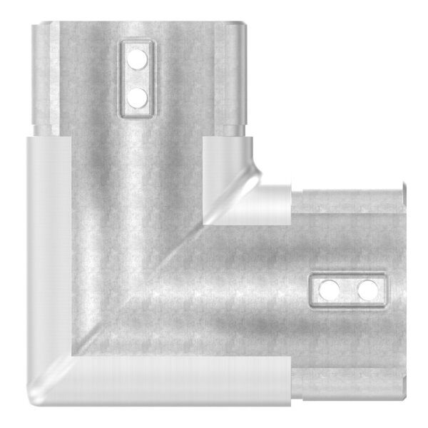 Rohrverbinder 90° für Nutrohr 60,3x1,5mm, V4A