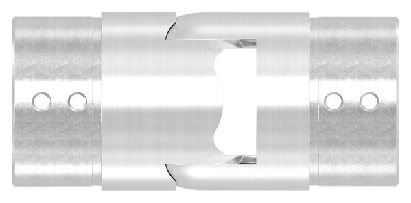Verbinder flexibel für Nutrohr 60,3x1,5mm, aufwärts 25-55°,V4A
