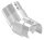 Verbinder flexibel für Nutrohr 60,3x1,5mm, aufwärts 25-55°,V4A