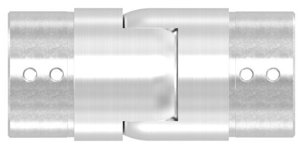 Verbinder flexibel für Nutrohr 60,3x1,5mm, abwärts 25-55°, V4A