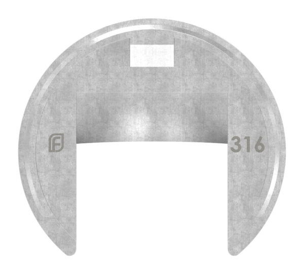 Verbinder flexibel für Nutrohr 60,3x1,5mm, abwärts 25-55°, V4A