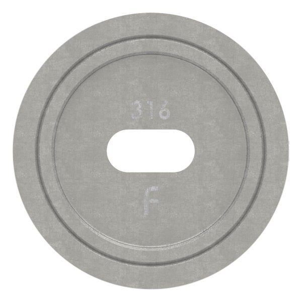 Wandbefestigung für Nutrohr 42,4mm, linke Ausführung, V4A