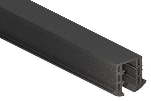 Keildichtung für Glas 8,00 - 10,76mm, für Nut 24x24mm, 25m, EPDM